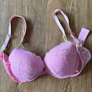 Victoria's Secret Pink sexy tee Lace push up Bra